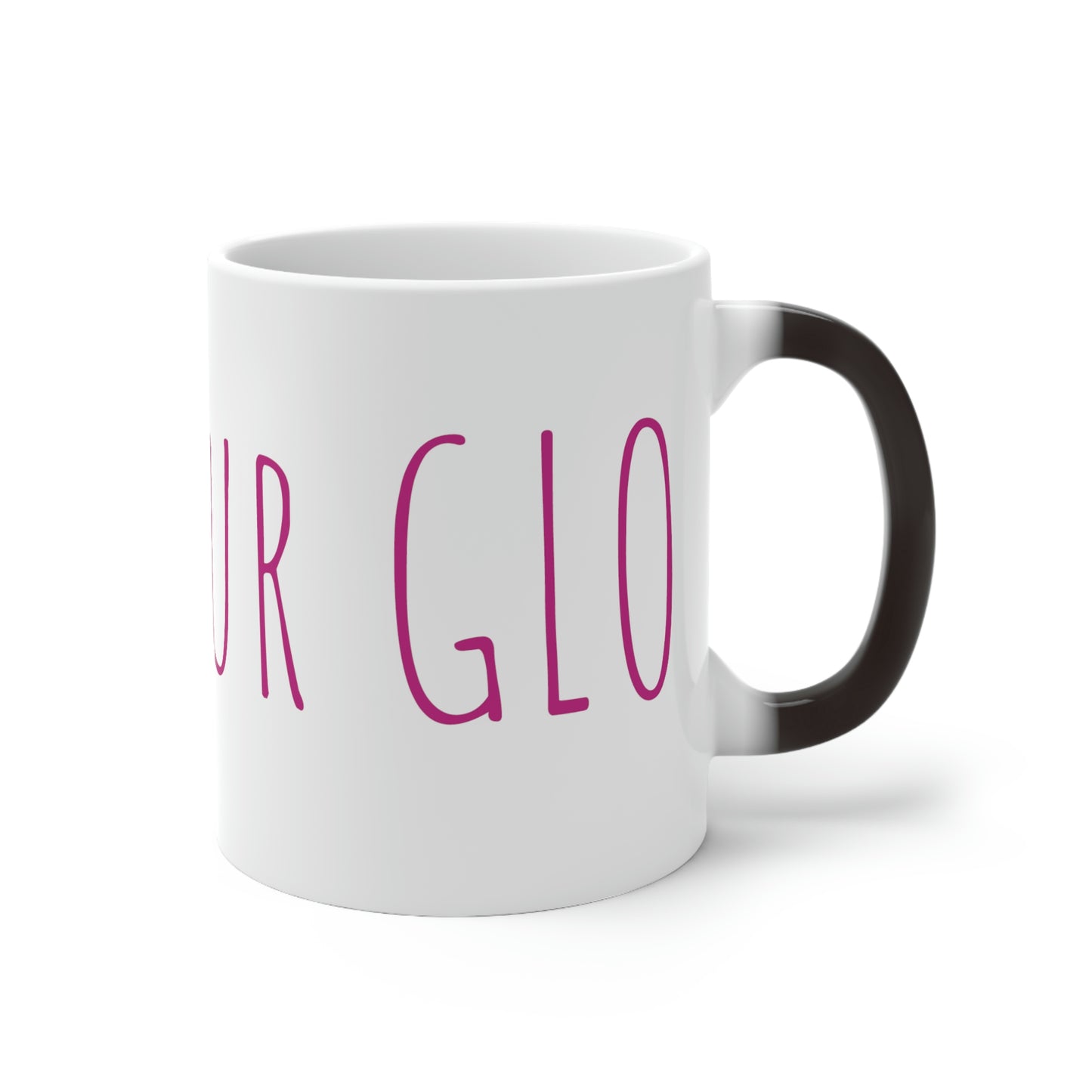 Color Changing Mug Shimmer and Glo Crystals Merchandise