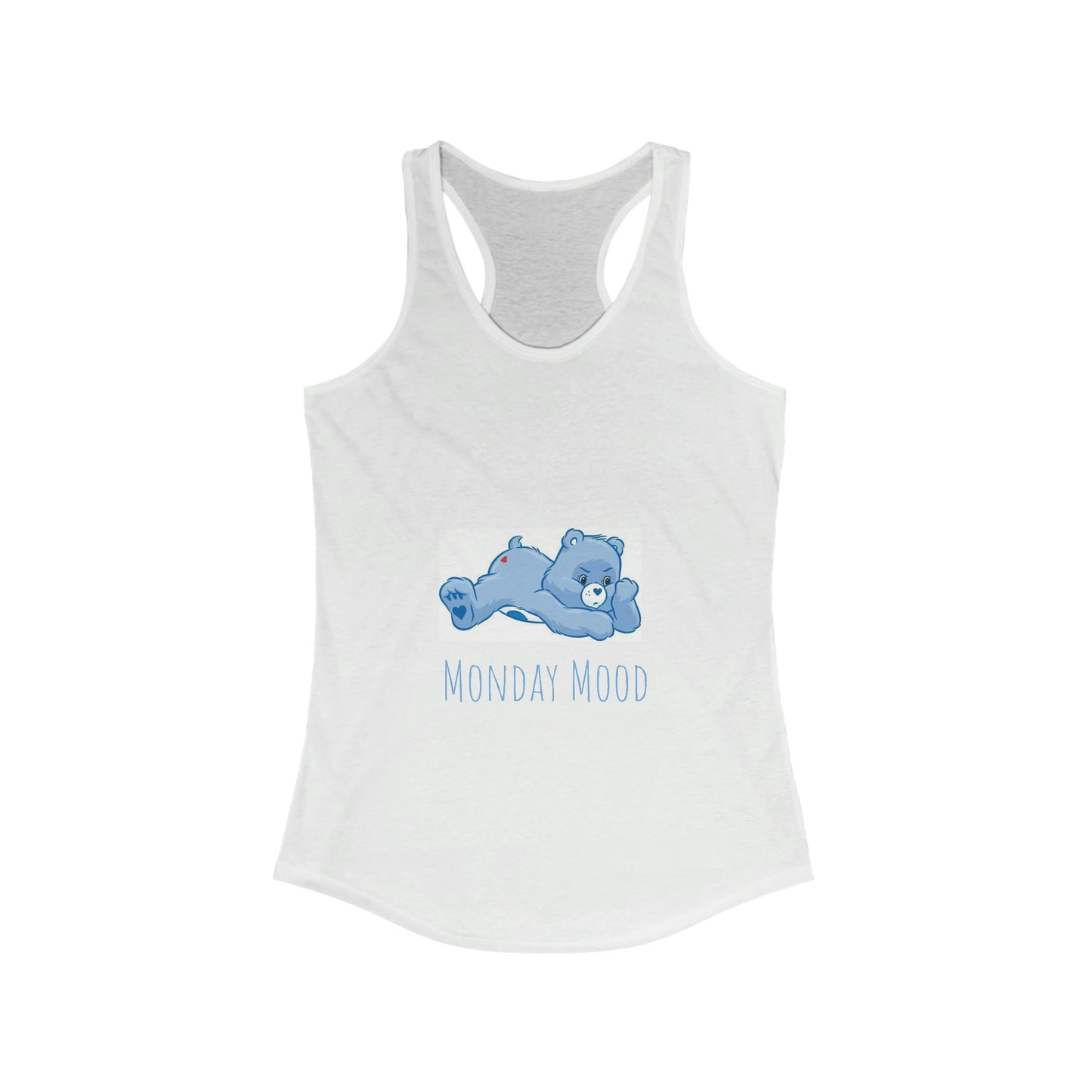 Grumpy Bear Monday Mood Women's Ideal Racerback Tank