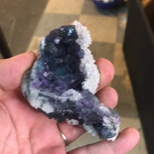 Octahedron Fluorite Dew