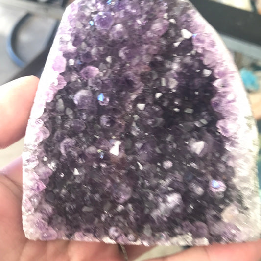 Purple amethyst kjunde quartz and pyrite red pagoda calcite