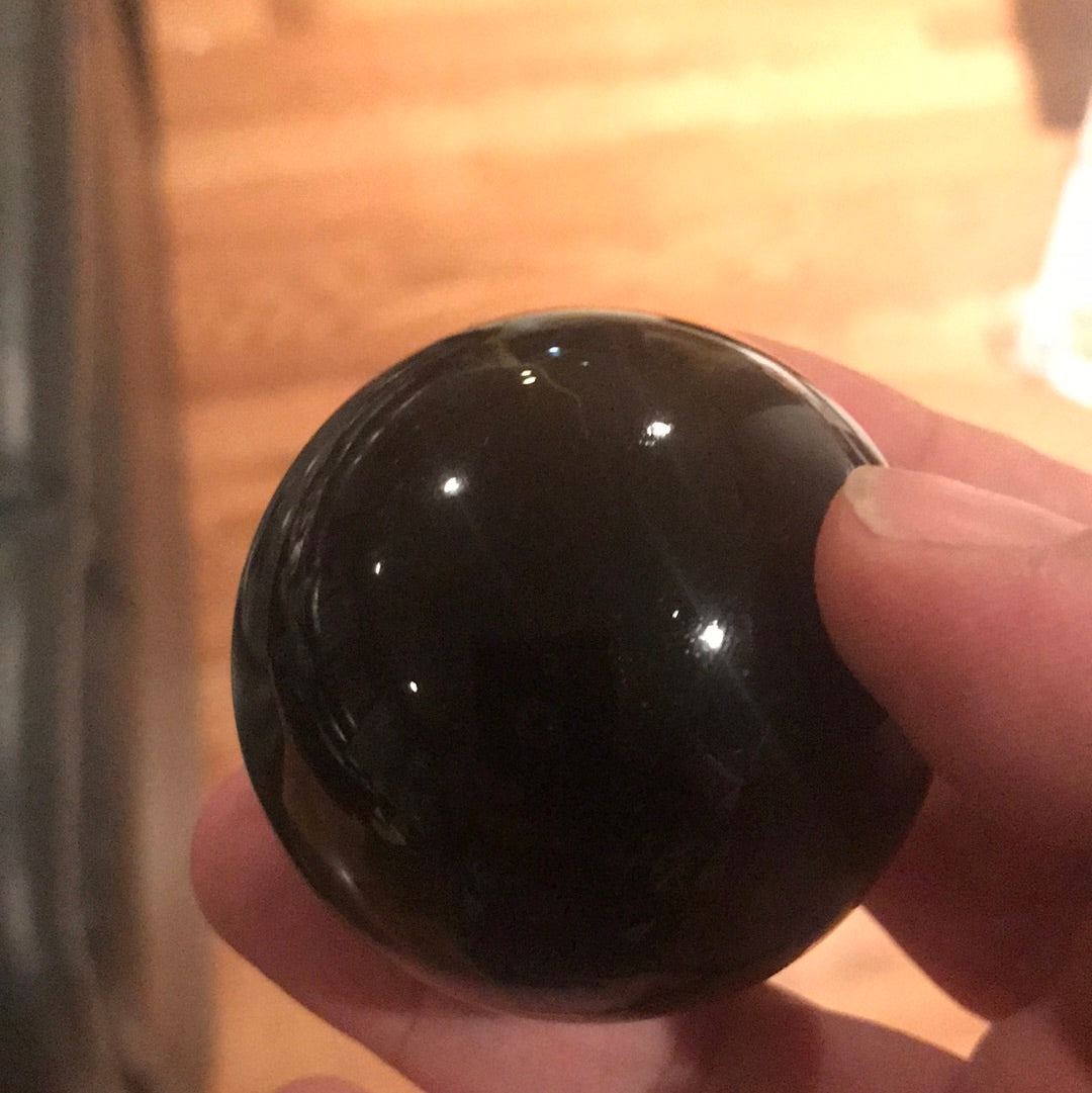 Black Obsidian Sphere