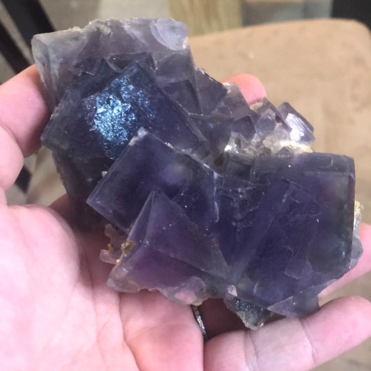 Lindsay Purple Phantom and pink fluorite