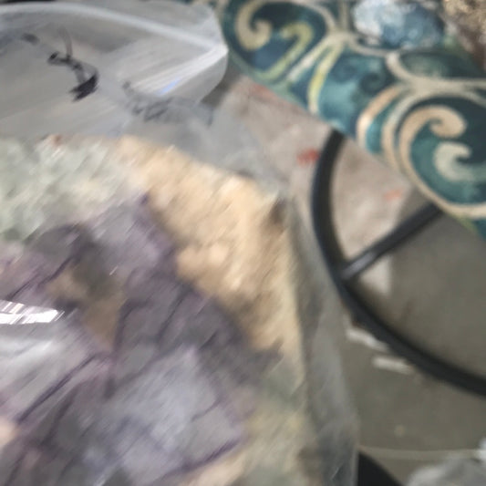 Purple side cube fluorite Skippy