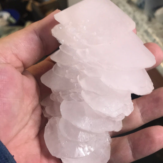 Pink calcite Abogata citrine quartz