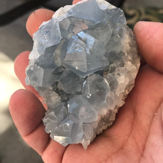 Blue Madagascar celestite heather