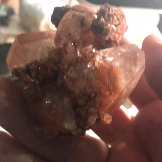 Red diamond calcite nimbus