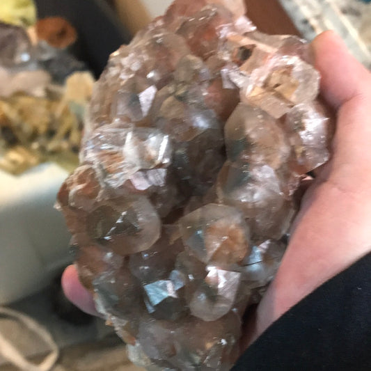Red calcite weirdleard