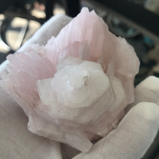 Pink pagoda calcite Rachel mango quartz