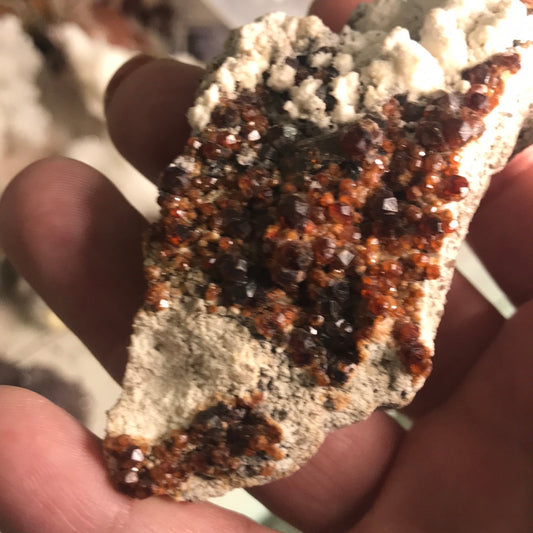 Sesspartine garnet Jeremy healing minerals