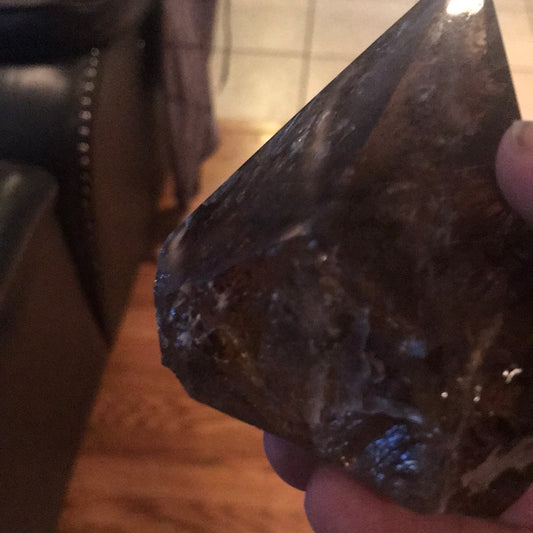 S2 Raw Smokey Quartz Point