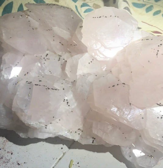 Pink Calcite large clusters Daphne