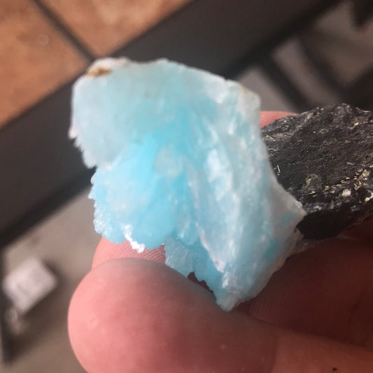 Blue Aragonite mommato