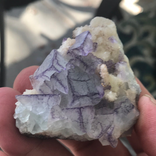Purple sided fluorite Intuitive Megan