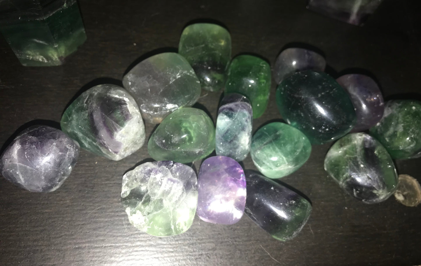 Rainbow Fluorite Tumble Stone Bundle