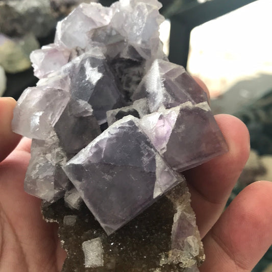 Purple sugar fluorite Kristen