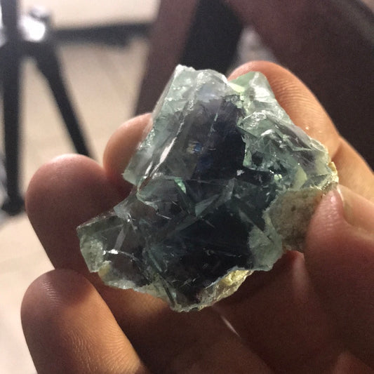 Purple phantom cubic fluorite manifest