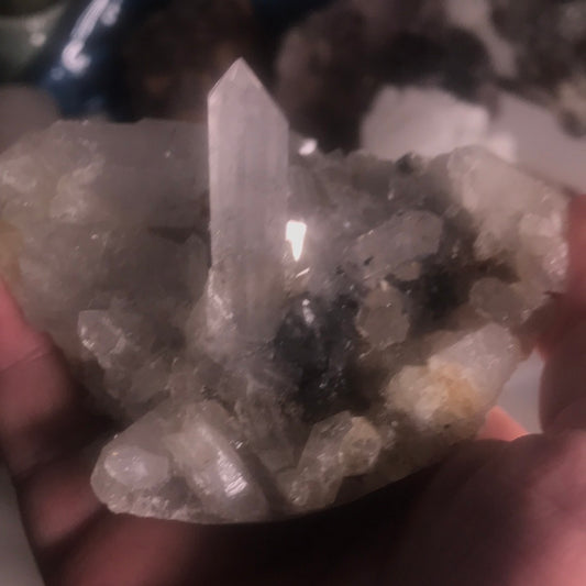 Quartz and Specularite Vees