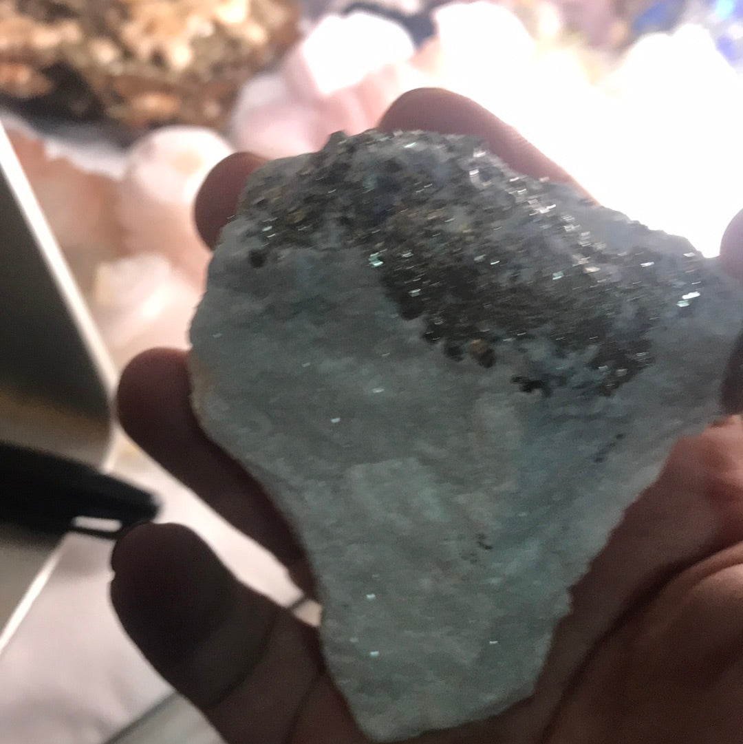 Calcite pyrite manifest