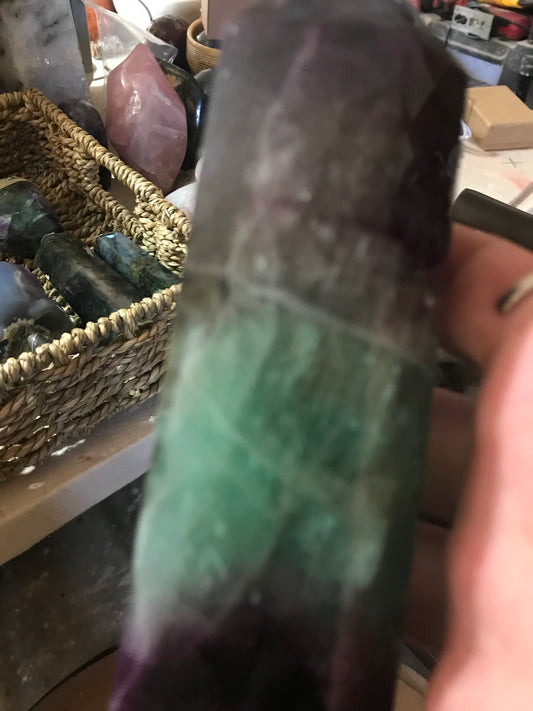 Medium Fluorite Tower #6