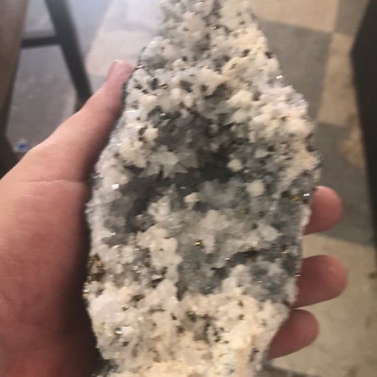 Pyrite and quartz boat brightlove