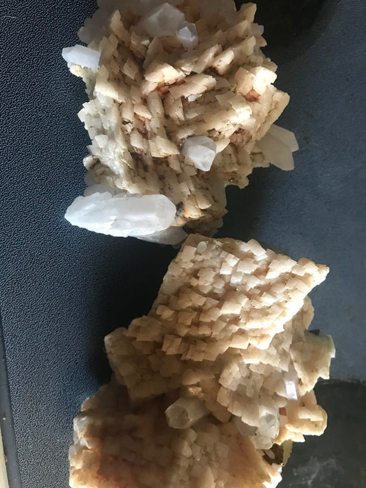 Quartz calcite and pyrite clusters Mario