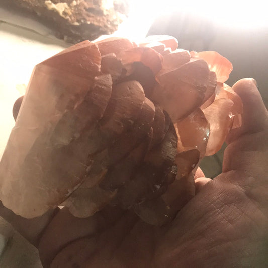 Red pagoda calcite Tina