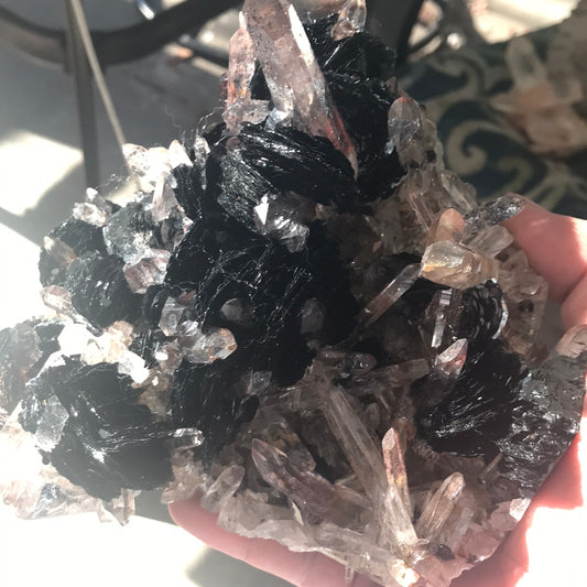 Red Quartz and Specularite Santanarose