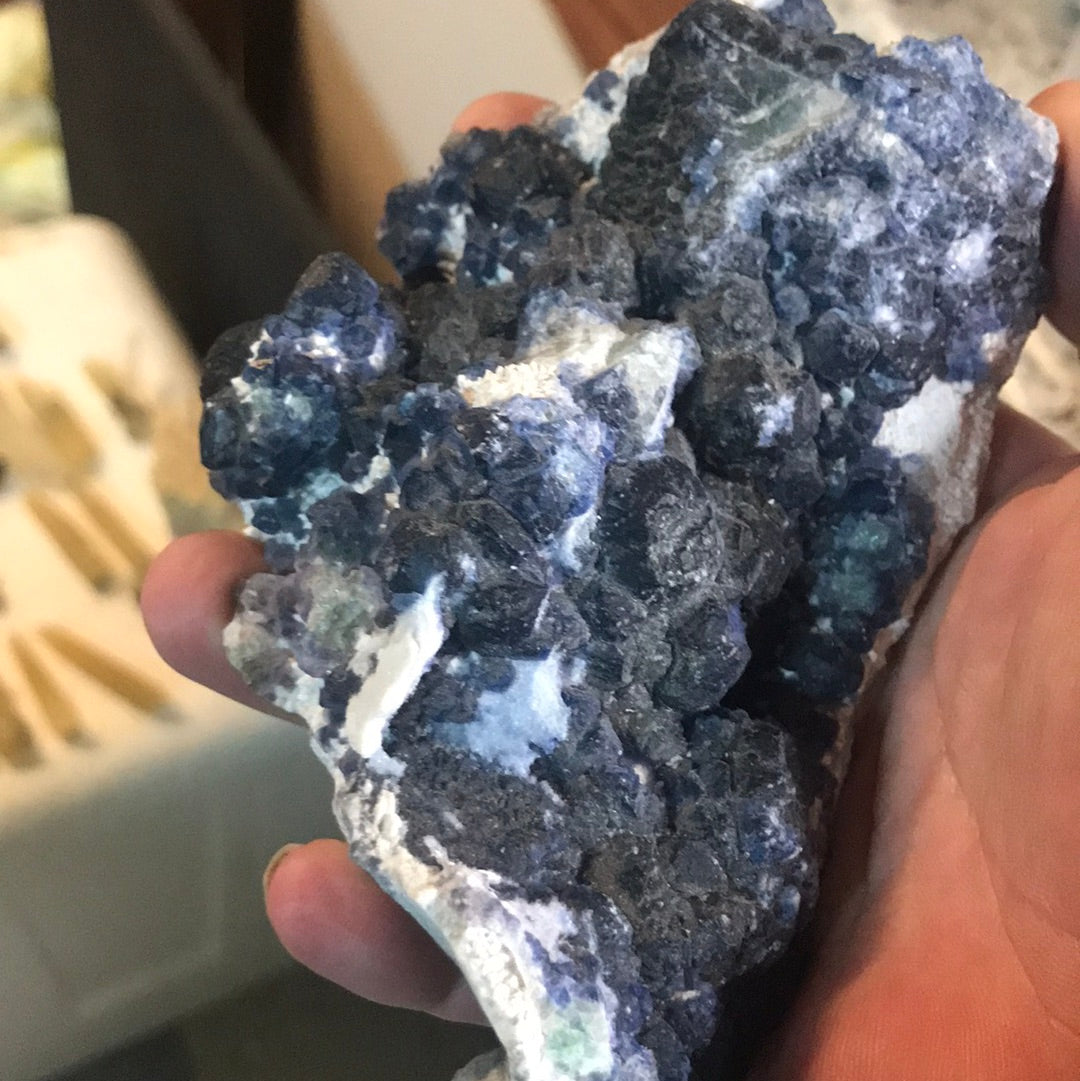 Blueberry Fluorite Newmoon