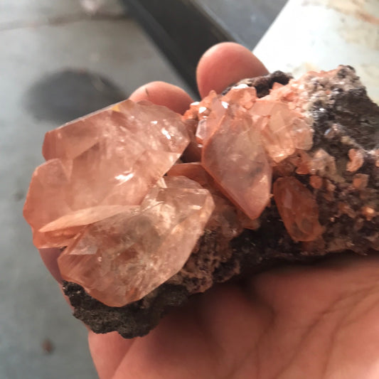 Red diamond calcite Intuitive
