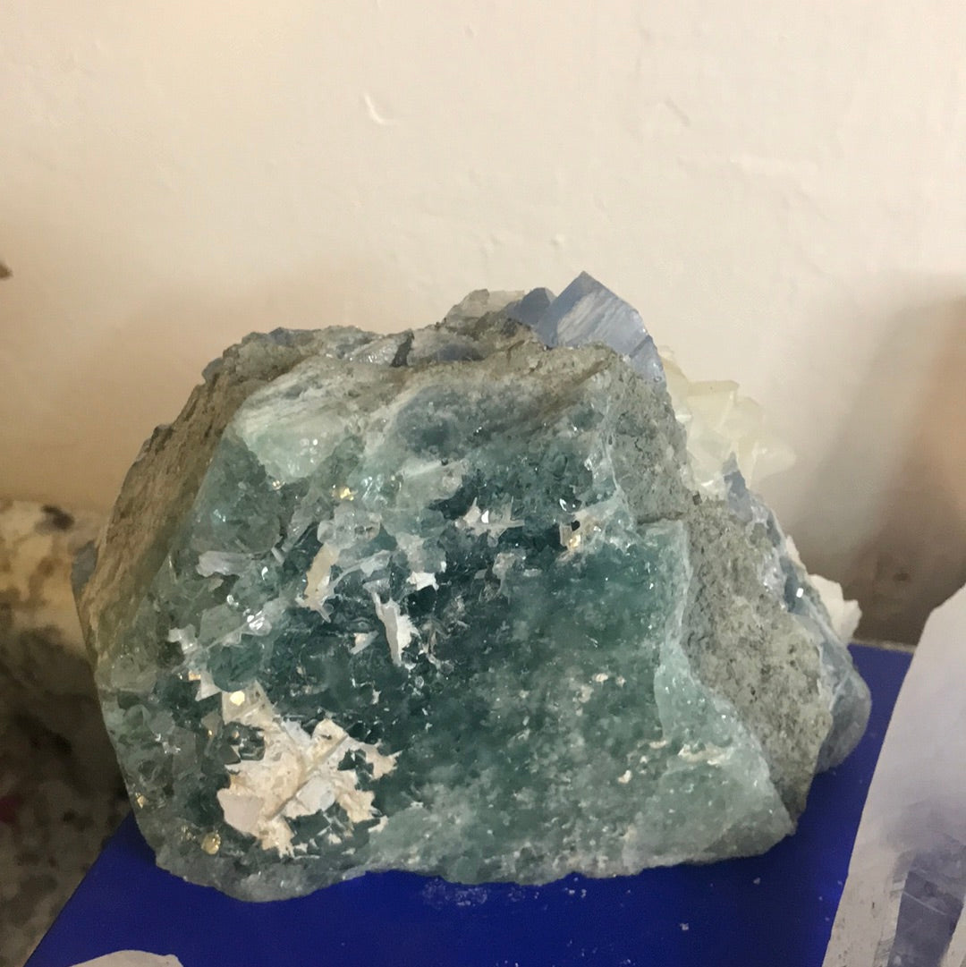 Blue Fluorite Natural form