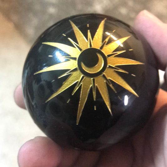 Obsidian Sphere moon star Terra